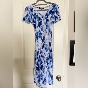 Blue tie-dye dress from Lulus!